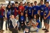  YES Gaza students in DC airport